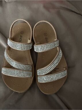 Soda Natural Color Slide Sandals Boxed
